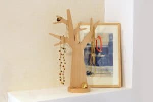 Arbre à bijoux. Bois de hêtre. France.