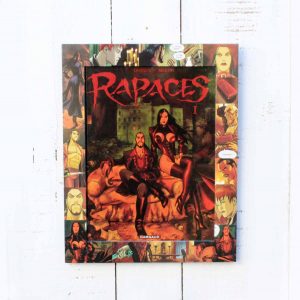 Cadre- collage album BD de récupération "Rapaces I" de Dufaux - Marini