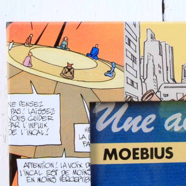 Collage BD de récupération sur cadre "La cinquième essence" de Moebius - Jodorowsky