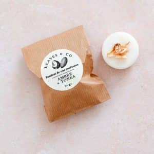 Fondant de cire parfumée "Ambre & Tonka"
